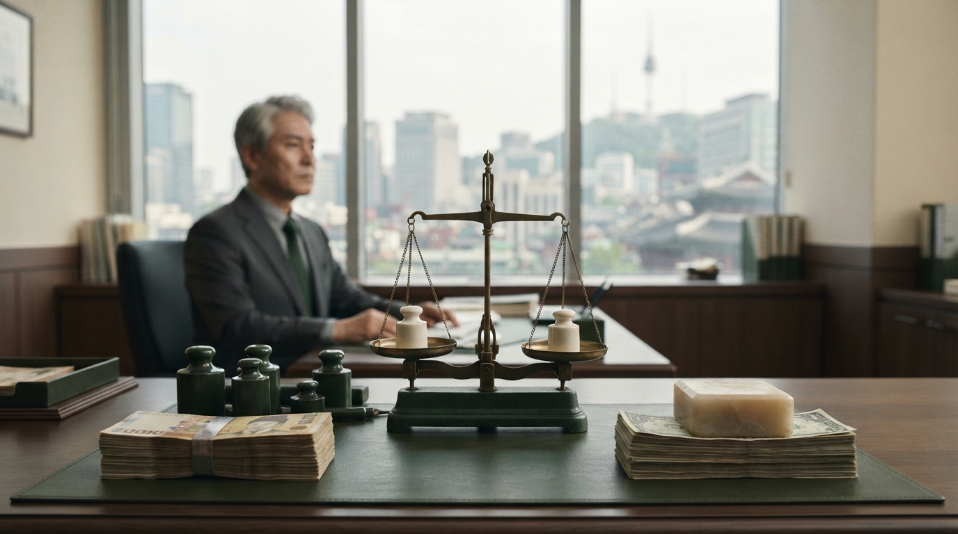 경제학 원리 AI 편집 이미지: 환율, 왜 나라의 체온계처럼 움직일까